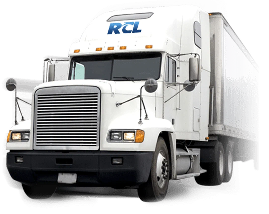 A White Semi Truck A White Semi Truck